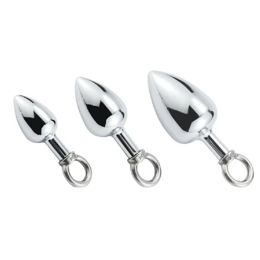 DiscreetChoice Cock Anal Steel 4663 Stainless with Set Ring Hook 0610